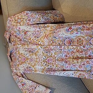 Midi-length shirt dress